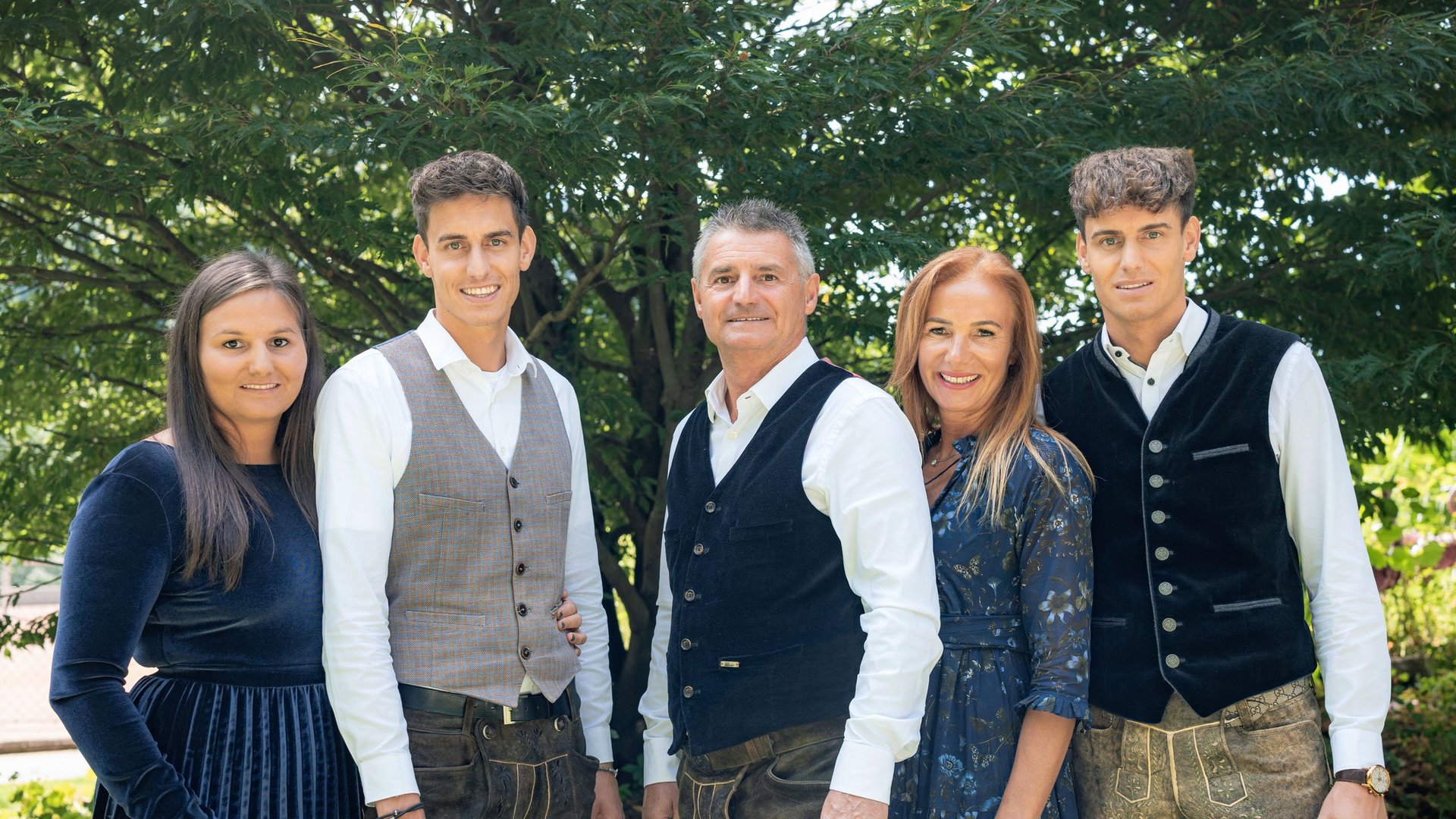 Heinrich Dorfer and his family: your hosts