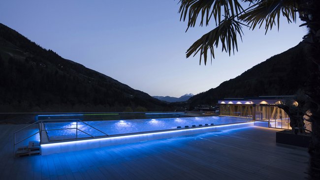 Your luxury hotel near Meran with a pool