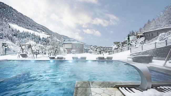 The spa town of Meran is within reach