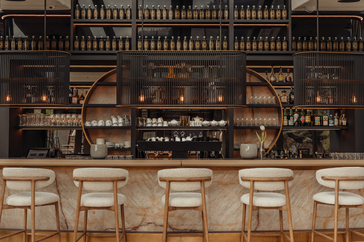 The hotel bar & cigar lounge at the Quellenhof The hotel bar & cigar lounge at the Quellenhof