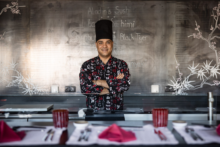 Teppanyaki-Restaurant im Quellenhof