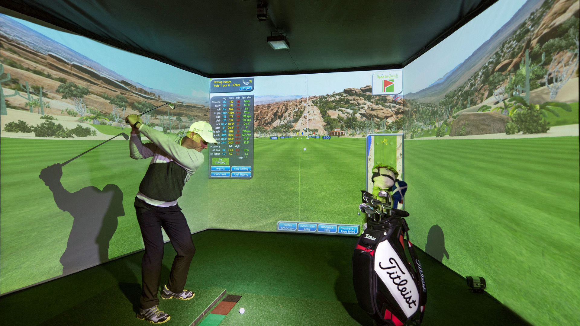 3D‑Golfsimulator Hotel Südtirol bei Meran – Golf & Wellness in einem