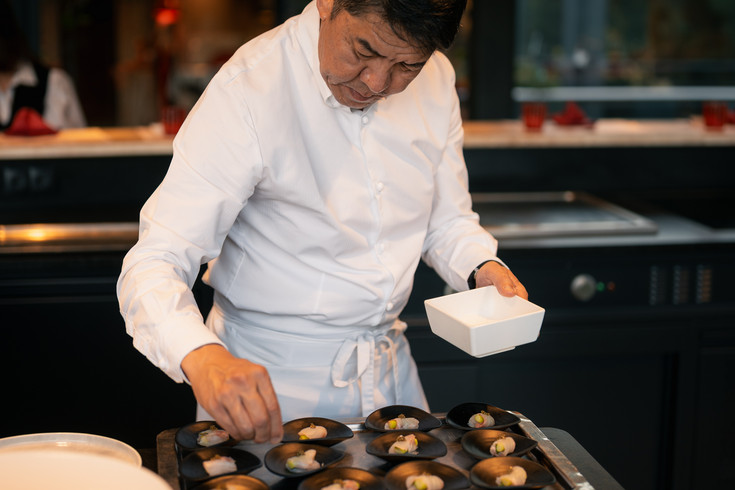Il ristorante Teppanyaki del Quellenhof